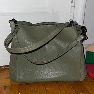 Green COACH Purse